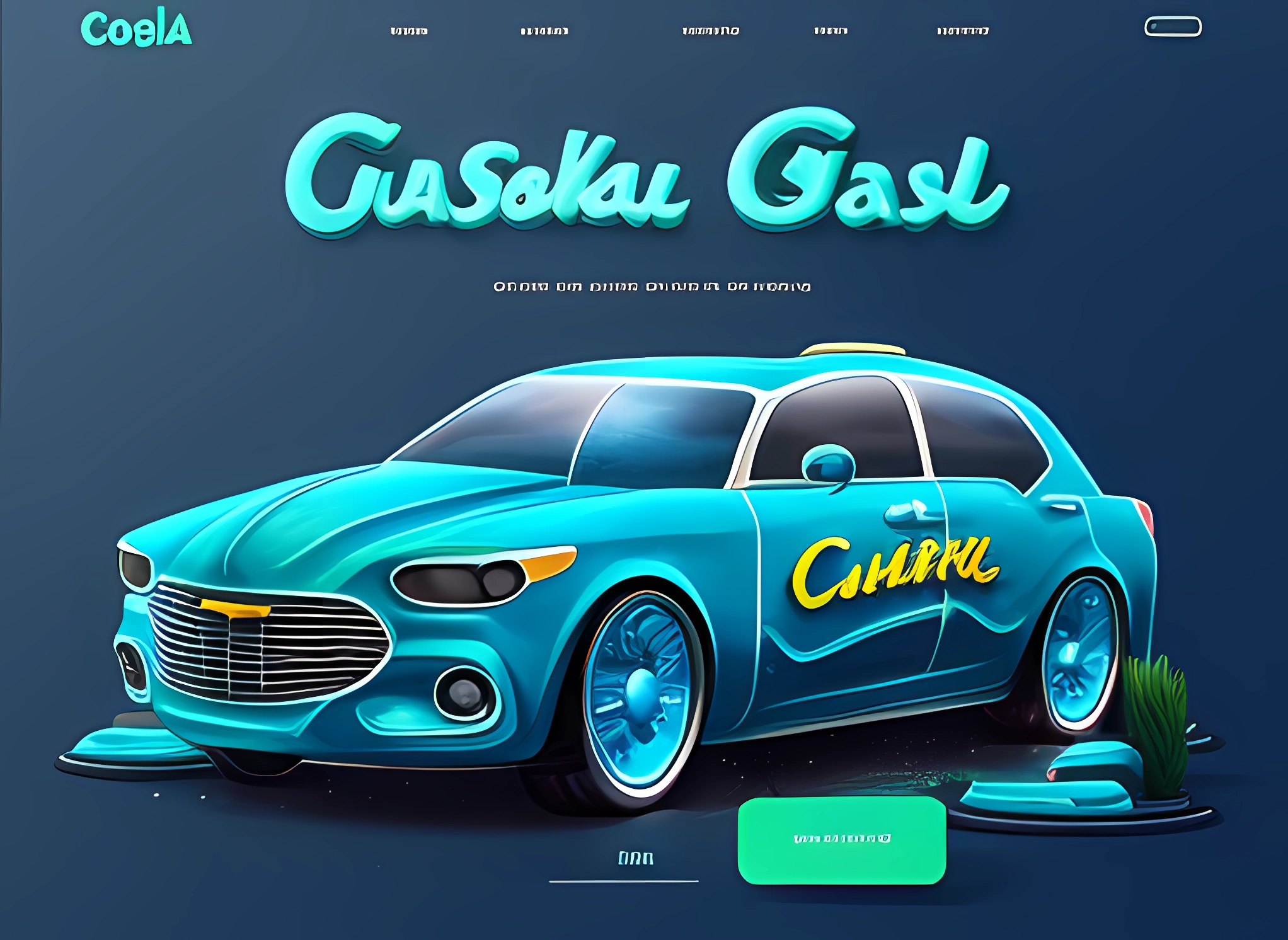 Mobile-optimized view of a car detail page showcasing vehicle specs and photos.