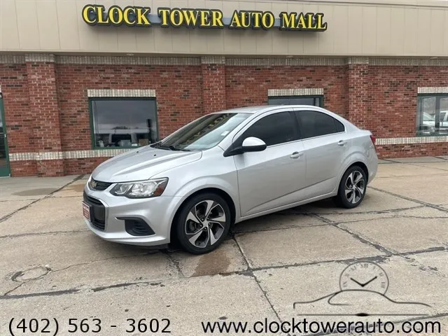 2017 Chevrolet Sonic  Sonic in front of used car dealership
