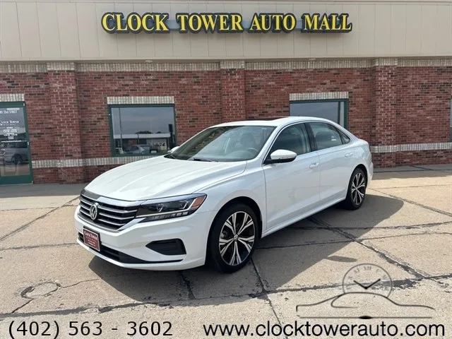 2021 Volkswagen Passat Passat in front of used car dealership